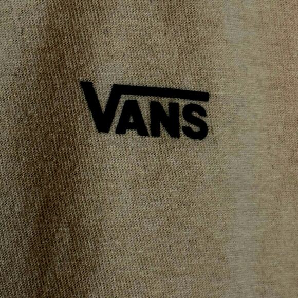 Vans T-Shirt Men’s Small Tan Classic Fit - Picture 3 of 6